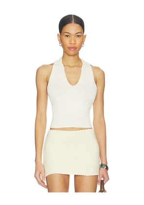 Solid & Striped The Shelby Top in Ivory. Size L. Also in XS, S, M, XL.