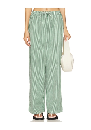 WeWoreWhat Tie Waist Pant in Green. Size L. Also in S, XS.