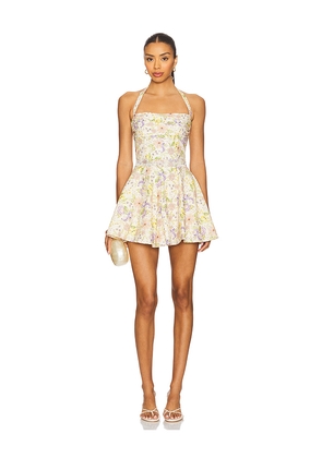 V. Chapman Elena Mini Dress in Yellow. Size 0. Also in 10, 12, 6.