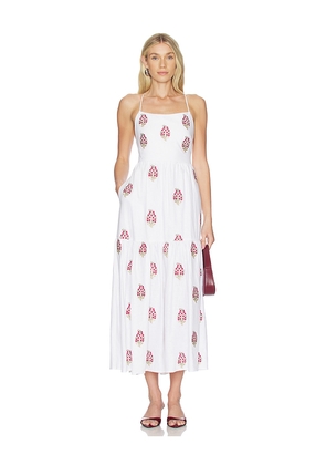 Rosewater House Sarv Maxi Dress in White. Size M/L. Also in XS/S.