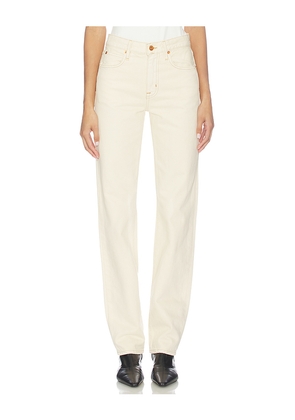 SLVRLAKE Phoenix Loose Straight Leg Jeans in White. Size 25. Also in 26, 27, 32.