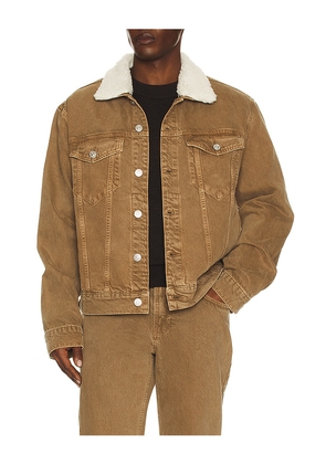 PAIGE Erickson Jacket With Sherpa Collar in Green. Size S. Also in XXL/2X.