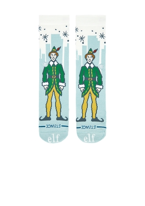 Stance Big City Elf Crew Socks in Blue. Size L. Also in M.