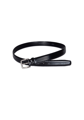 Vince 30mm Spazzolato Belt in Black. Size 34. Also in 38.