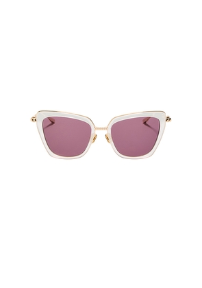 Valentino Garavani V-Daydream II Sunglasses in White.