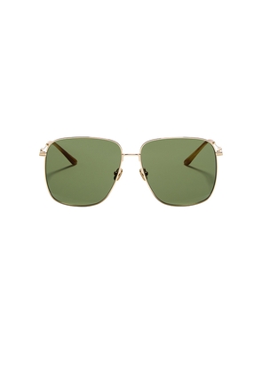 Valentino Garavani VLS 171 Sunglasses in Metallic Gold.