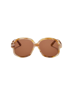 Valentino Garavani VLS 177 Sunglasses in Brown.