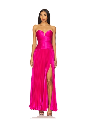 AMUR Ludlow Strapless Gown in Pink. Size 0. Also in 8.