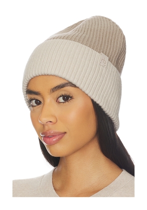 Rag & Bone Blake Tonal Beanie in Neutral.