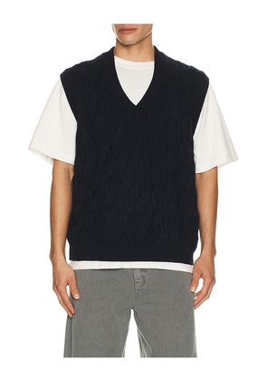 Reiss Walton Vest in Blue. Size L. Also in M, S, XL/1X.