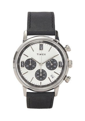 Timex Marlin Watch in Metallic Silver.