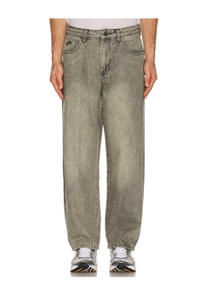 Worship Supplies Big Lounger Jean in Grey. Size 30. Also in 32, 34, 36, 38.