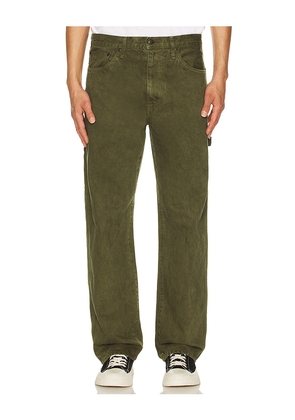 vowels Painter Pant in Green. Size 34. Also in 36.