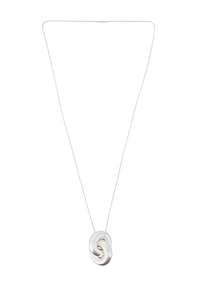 Uncommon Matters Cumulus Pendant in Metallic Silver.