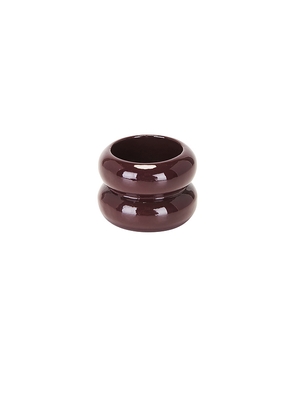Uncommon Matters Breve Ring in Chocolate. Size 52. Also in 54, 57.