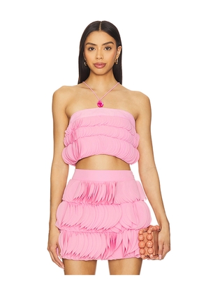 AMUR Capri Top in Pink. Size 10. Also in 12, 6, 8.