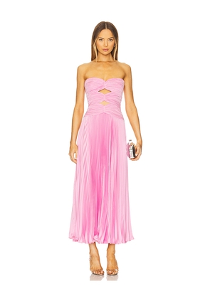 AMUR Carolynn Maxi Dress in Pink. Size 10. Also in 12, 4, 6, 8.