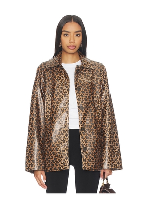 WeWoreWhat x REVOLVE Button Front Jacket in Brown. Size L. Also in M, S, XL, XS, XXS.