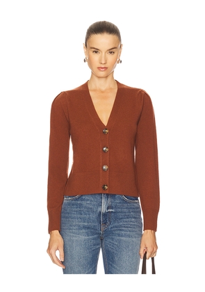Veronica Beard Solene Cashmere Cardigan in Brown. Size S. Also in XS.