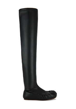 Yume Yume Over The Knee Ballerina Boot in Black. Size 36. Also in 37, 38, 39, 40, 41.