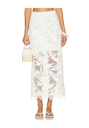 Waimari Arya Maxi Skirt in White. Size M. Also in S.