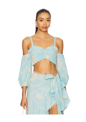 Waimari Nalu Top in Baby Blue. Size S. Also in XS.