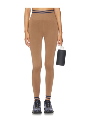 THE UPSIDE Form Seamless 25in Midi Pant in Brown. Size L. Also in XS, S, M.