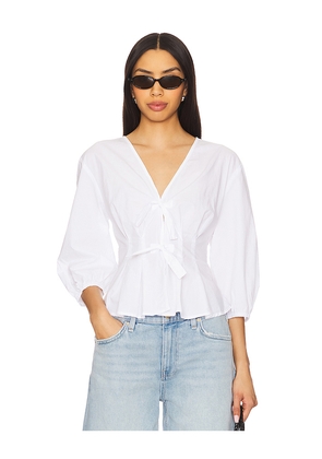 Velvet by Graham & Spencer Riri Top in White. Size M. Also in S, XS.