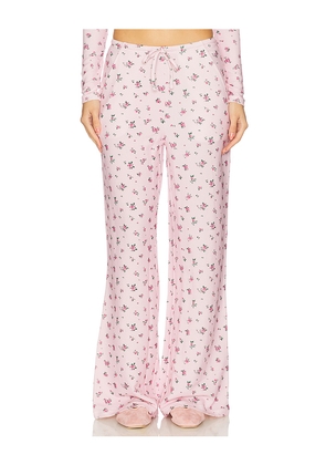 WellBeing + BeingWell Ames Pant in Pink. Size L. Also in M, S, XL, XS, XXS.