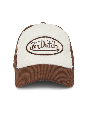 Von Dutch Sherpa Dutch Hat in Brown.