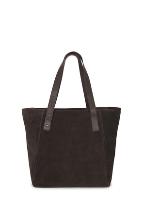 Vince Suede Weekend Bag in Brown.