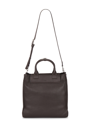 Vince Pebble Nordhelm Tote in Brown.