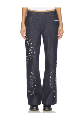 Understated Leather Texas Sun Wide Leg in Black. Size 24. Also in 25, 26, 27, 28, 29, 30.