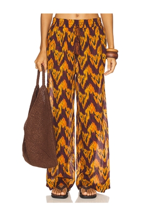 Ulla Johnson Azra Wide Leg Pant Coverup in Orange. Size S. Also in XS.