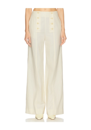 Ulla Johnson Yalena Pant in Neutral. Size 10. Also in 6, 8.