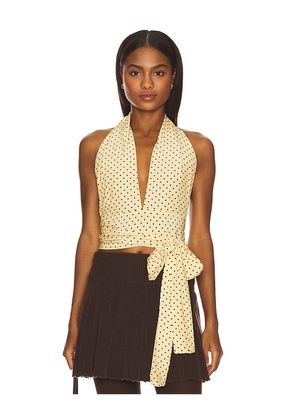 With Jean Rendezvous Top in Cream. Size L. Also in S, XS, M, XXS.