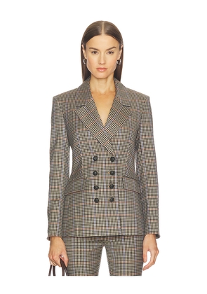 Veronica Beard Claude Dickey Jacket in Brown. Size 0. Also in 2, 4, 6, 8, 10.