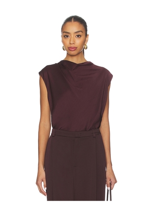 Vince Draped Cowl Neck Top in Purple. Size S. Also in XS.