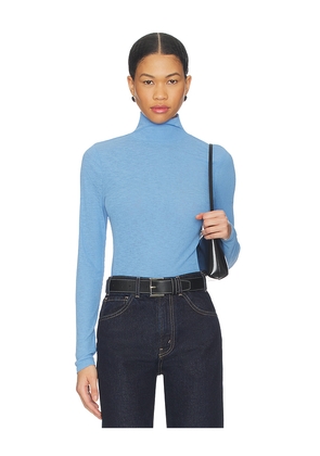 Veronica Beard Wyeth Turtleneck in Baby Blue. Size M. Also in S, XL, XS.