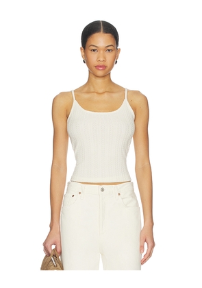 Veronica Beard Brodier Tank in Cream. Size L. Also in XS, S, M.