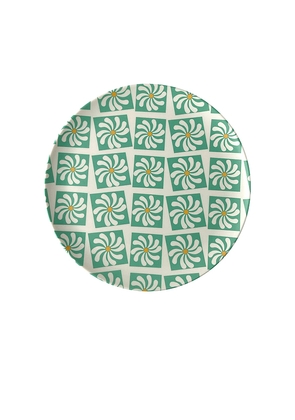 Xenia Taler Side Plates Set Of 4 in Green.