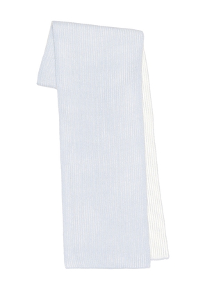 Varley Deville Plated Scarf in Baby Blue.