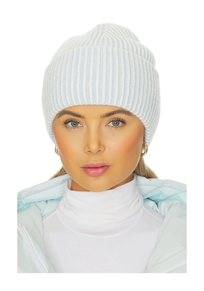 Varley Dionne Plated Beanie in Baby Blue.