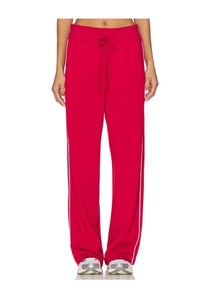YEAR OF OURS Warm Up Sweat Pant in Red. Size L. Also in M, S, XL, XS.