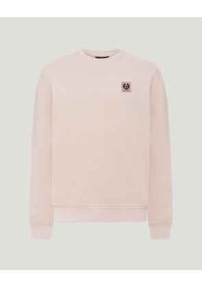 Belstaff Sweatshirt Men's Cotton Fleece Dusk Pink Size 3XL