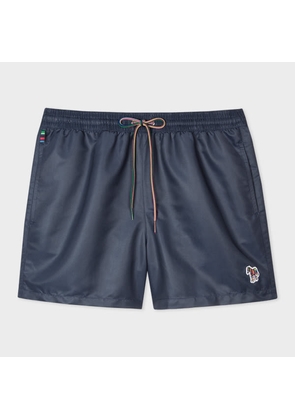 Paul Smith Navy Zebra Logo Swim Shorts Blue