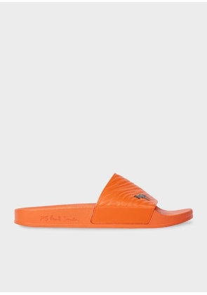 PS Paul Smith Orange Zebra 'Zed' Slides