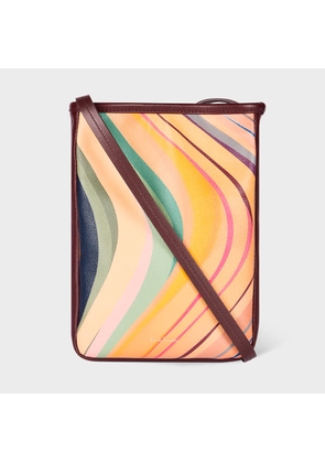 Paul Smith Women's 'Dusky Swirl' Leather Pouch Bag Multicolour