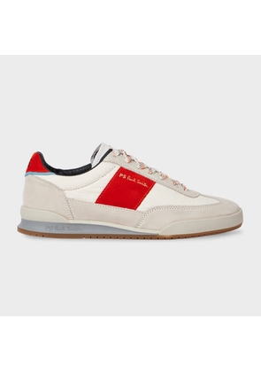 PS Paul Smith White and Red 'Dover' Trainers