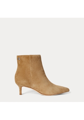McKay Suede Bootie Heel